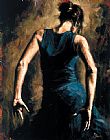 Fabian Perez Wall Art - Flamenco II